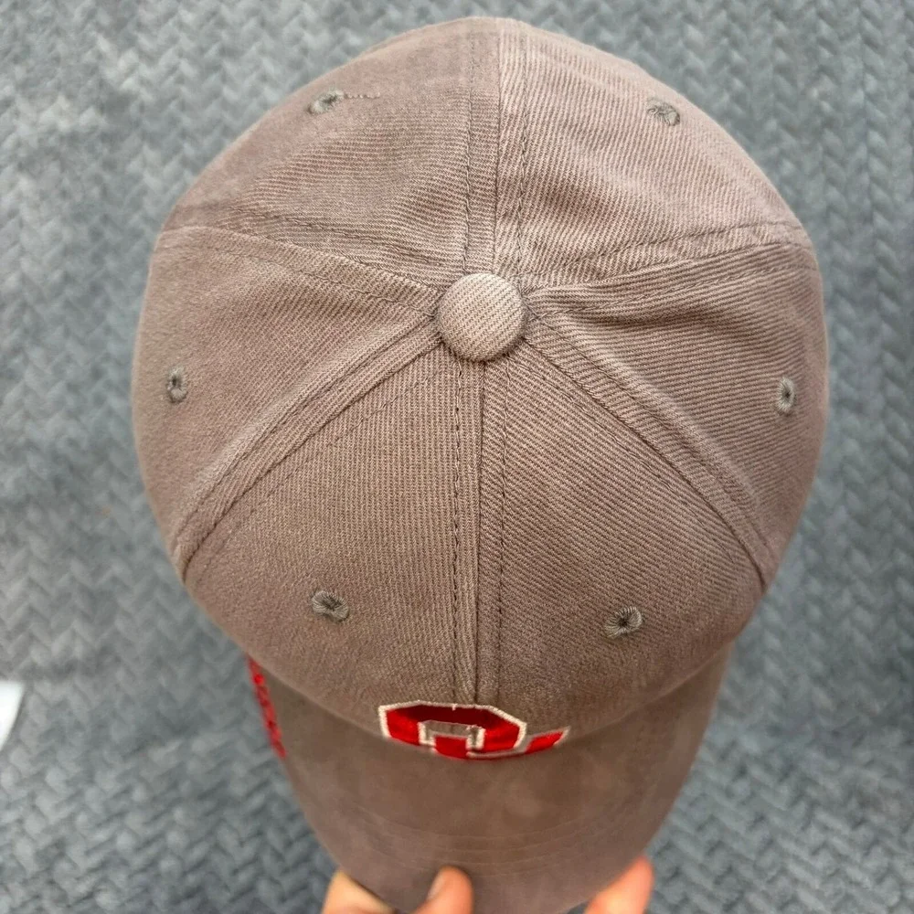 Oklahoma Sooners OU Hat Captivating Headwear Brown Adjustable Strapback Cap